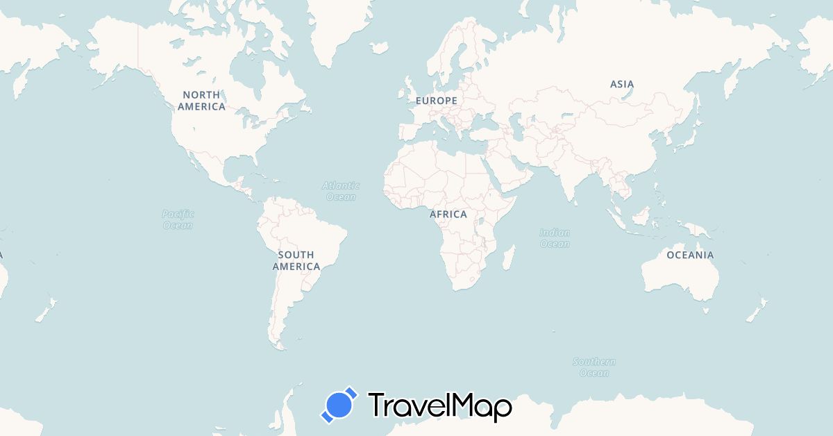 TravelMap itinerary: driving, road trip bastou in Canada (North America)